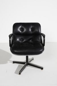 KNOLL : Sedia girevole Pollock  - Asta Asta 370 | DESIGN E ARTI DECORATIVE DEL NOVECENTO Virtuale - Associazione Nazionale - Case d'Asta italiane