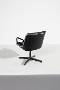 KNOLL : Sedia girevole Pollock  - Asta Asta 370 | DESIGN E ARTI DECORATIVE DEL NOVECENTO Virtuale - Associazione Nazionale - Case d'Asta italiane