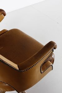 MANIFATTURA ITALIANA : Sedia girevole da ufficio  - Asta Asta 370 | DESIGN E ARTI DECORATIVE DEL NOVECENTO Virtuale - Associazione Nazionale - Case d'Asta italiane