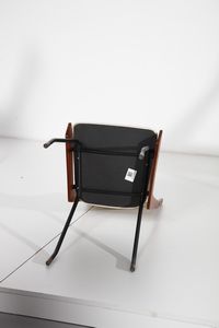 RATTI CARLO : attribuito. Sei sedie  - Asta Asta 370 | DESIGN E ARTI DECORATIVE DEL NOVECENTO Virtuale - Associazione Nazionale - Case d'Asta italiane