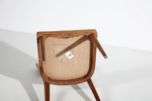 DE CARLI CARLO (1910 - 1999) : nello stile di. Quattro sedie  - Asta Asta 370 | DESIGN E ARTI DECORATIVE DEL NOVECENTO Virtuale - Associazione Nazionale - Case d'Asta italiane