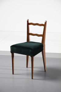 MANIFATTURA ITALIANA : Coppia di sedie  - Asta Asta 370 | DESIGN E ARTI DECORATIVE DEL NOVECENTO Virtuale - Associazione Nazionale - Case d'Asta italiane