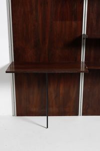 RIZZO WILLY (1928 - 2013) : attribuito. Parete attrezzata  - Asta Asta 370 | DESIGN E ARTI DECORATIVE DEL NOVECENTO Virtuale - Associazione Nazionale - Case d'Asta italiane