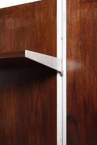 RIZZO WILLY (1928 - 2013) : attribuito. Parete attrezzata  - Asta Asta 370 | DESIGN E ARTI DECORATIVE DEL NOVECENTO Virtuale - Associazione Nazionale - Case d'Asta italiane