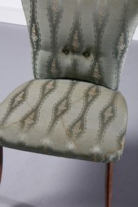 MANIFATTURA ITALIANA : Coppia di poltroncine da camera  - Asta Asta 370 | DESIGN E ARTI DECORATIVE DEL NOVECENTO Virtuale - Associazione Nazionale - Case d'Asta italiane