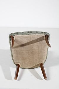 MANIFATTURA ITALIANA : Coppia di poltroncine da camera  - Asta Asta 370 | DESIGN E ARTI DECORATIVE DEL NOVECENTO Virtuale - Associazione Nazionale - Case d'Asta italiane