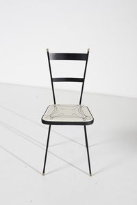 MANIFATTURA ITALIANA : Quattro sedie  - Asta Asta 370 | DESIGN E ARTI DECORATIVE DEL NOVECENTO Virtuale - Associazione Nazionale - Case d'Asta italiane