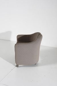 OSVALDO BORSANI (1911-1985) & EUGENIO GERLI (n. 1923) : Coppia di poltroncine PS142 con poggiapiedi per Tecno  - Asta Asta 370 | DESIGN E ARTI DECORATIVE DEL NOVECENTO Virtuale - Associazione Nazionale - Case d'Asta italiane