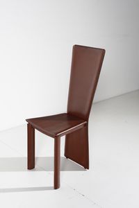 BELLINI MARIO (n. 1935) : attribuito. Quattro sedie  - Asta Asta 370 | DESIGN E ARTI DECORATIVE DEL NOVECENTO Virtuale - Associazione Nazionale - Case d'Asta italiane