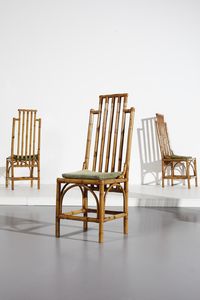 MANIFATTURA ITALIANA : Quattro sedie  - Asta Asta 370 | DESIGN E ARTI DECORATIVE DEL NOVECENTO Virtuale - Associazione Nazionale - Case d'Asta italiane