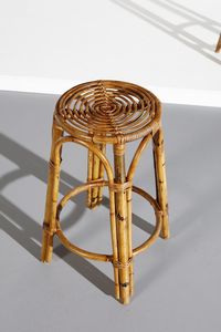 MANIFATTURA ITALIANA : Coppia di sgabelli  - Asta Asta 370 | DESIGN E ARTI DECORATIVE DEL NOVECENTO Virtuale - Associazione Nazionale - Case d'Asta italiane