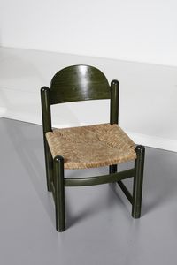 MANIFATTURA ITALIANA : Otto sedie  - Asta Asta 370 | DESIGN E ARTI DECORATIVE DEL NOVECENTO Virtuale - Associazione Nazionale - Case d'Asta italiane