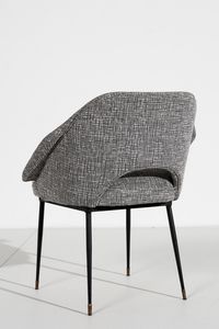 MANIFATTURA ITALIANA : Coppia di poltroncine  - Asta Asta 370 | DESIGN E ARTI DECORATIVE DEL NOVECENTO Virtuale - Associazione Nazionale - Case d'Asta italiane