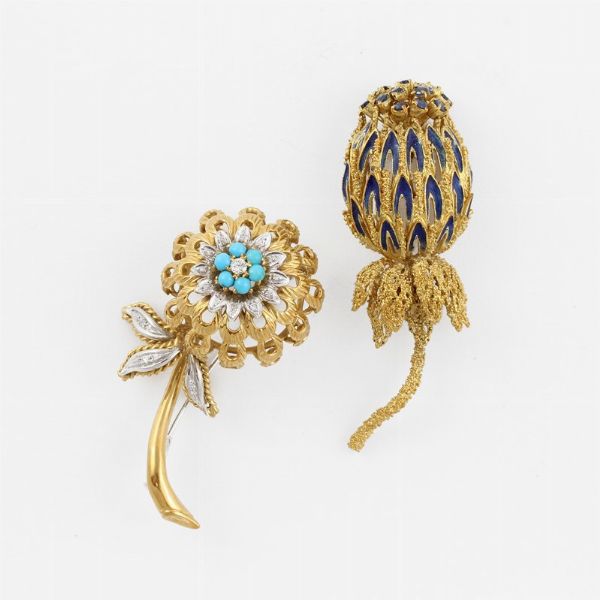 DUE SPILLE  - Asta Tempo d'estate - Associazione Nazionale - Case d'Asta italiane