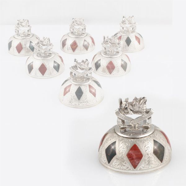 SEI SEGNAPOSTI INGLESI  - Asta Tempo d'estate - Associazione Nazionale - Case d'Asta italiane