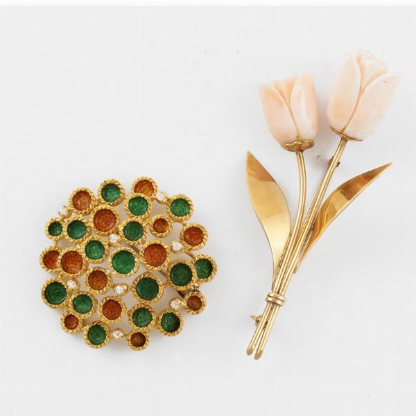 DUE SPILLE  - Asta Tempo d'estate - Associazione Nazionale - Case d'Asta italiane