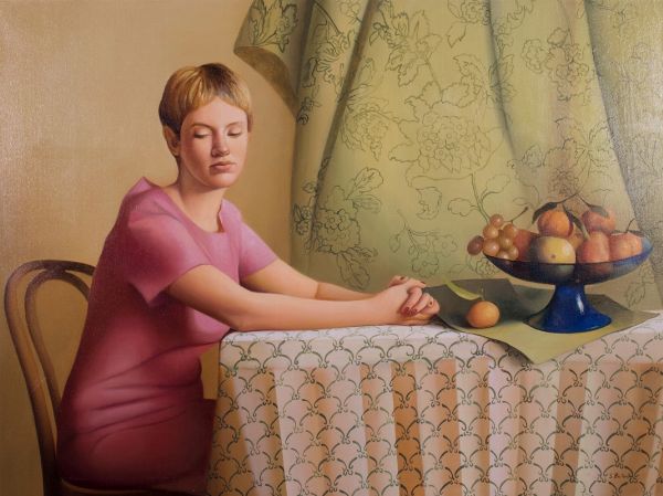 Michela pensierosa  - Asta Parade III - Arte del Novecento, Contemporanea e Grafica - Associazione Nazionale - Case d'Asta italiane