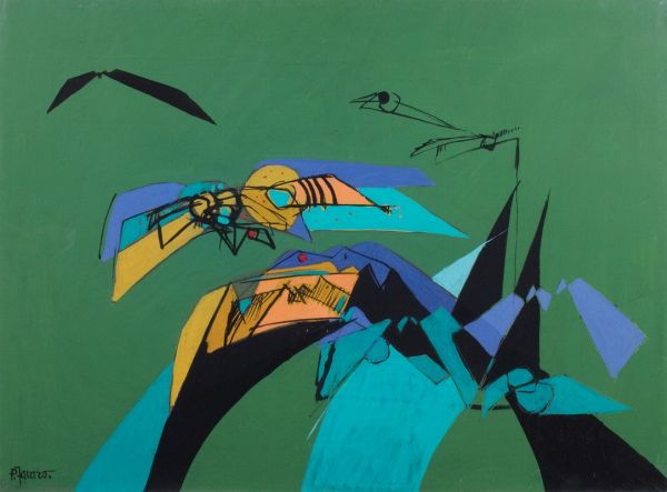 La grotta nell'universo  - Asta Parade III - Arte del Novecento, Contemporanea e Grafica - Associazione Nazionale - Case d'Asta italiane