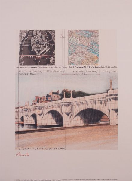 Pont Neuf, Wrapped  - Asta Parade III - Arte del Novecento, Contemporanea e Grafica - Associazione Nazionale - Case d'Asta italiane