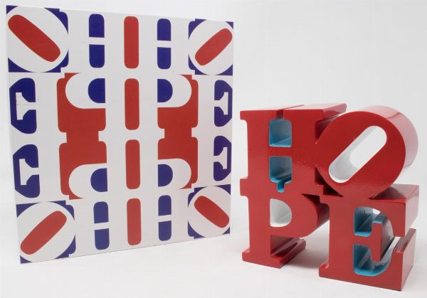 Hope Blue Red White  - Asta Parade III - Arte del Novecento, Contemporanea e Grafica - Associazione Nazionale - Case d'Asta italiane