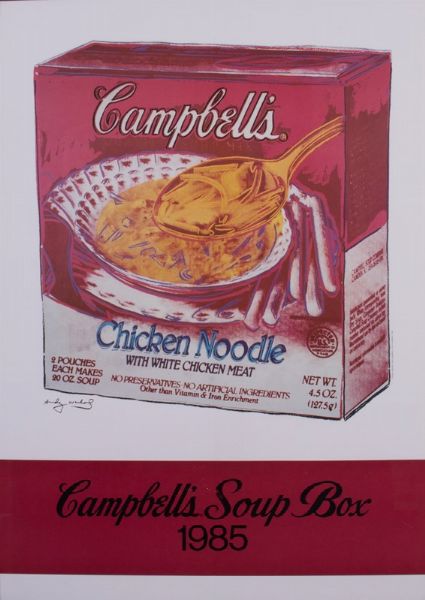Campbell's Soup Box 1985  - Asta Parade III - Arte del Novecento, Contemporanea e Grafica - Associazione Nazionale - Case d'Asta italiane