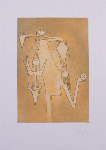 Le monde magique de la fertilit  - Asta Parade III - Arte del Novecento, Contemporanea e Grafica - Associazione Nazionale - Case d'Asta italiane