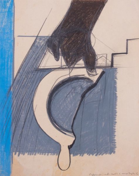 Piatto rotto e mano tagliata  - Asta Parade III - Arte del Novecento, Contemporanea e Grafica - Associazione Nazionale - Case d'Asta italiane