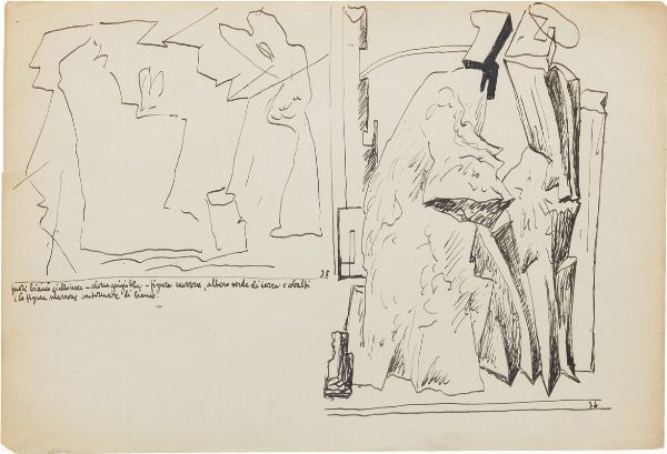 Senza titolo  - Asta Parade III - Arte del Novecento, Contemporanea e Grafica - Associazione Nazionale - Case d'Asta italiane