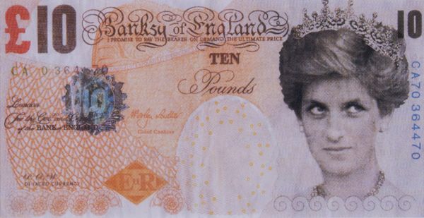 Di-faced Tenners (Banksy of England)  - Asta Parade III - Arte del Novecento, Contemporanea e Grafica - Associazione Nazionale - Case d'Asta italiane