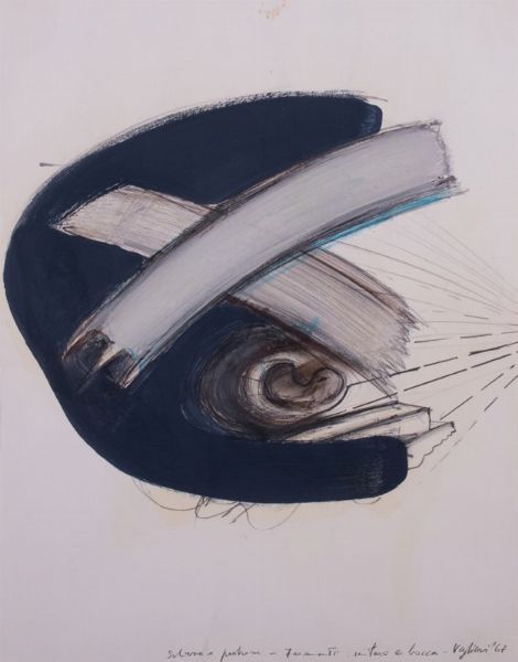 Schiavo e padrone - Frammenti: cintura e bocca  - Asta Parade III - Arte del Novecento, Contemporanea e Grafica - Associazione Nazionale - Case d'Asta italiane