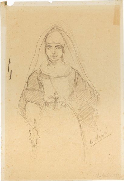 La suora  - Asta Parade III - Arte del Novecento, Contemporanea e Grafica - Associazione Nazionale - Case d'Asta italiane