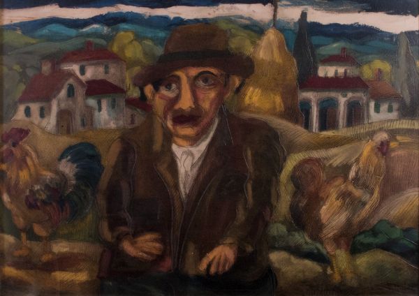 Figura gallo e gallina  - Asta Parade III - Arte del Novecento, Contemporanea e Grafica - Associazione Nazionale - Case d'Asta italiane