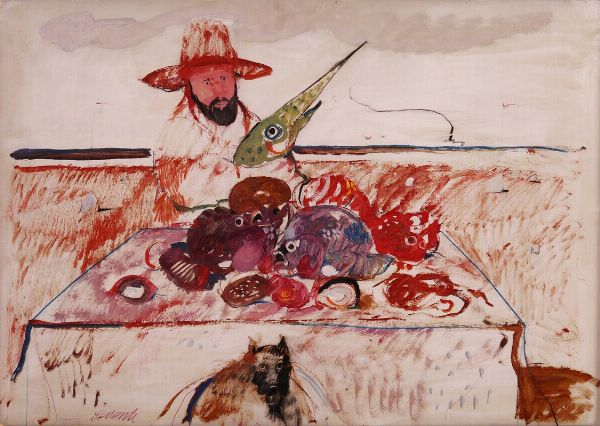 Pescatore  - Asta Parade III - Arte del Novecento, Contemporanea e Grafica - Associazione Nazionale - Case d'Asta italiane