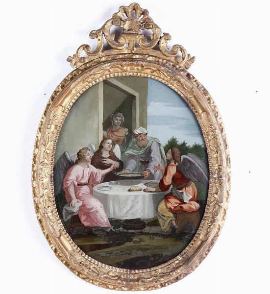 Scuola napoletana del XVIII secolo Episodi biblici  - Asta Dipinti Antichi | Cambi Time - Associazione Nazionale - Case d'Asta italiane