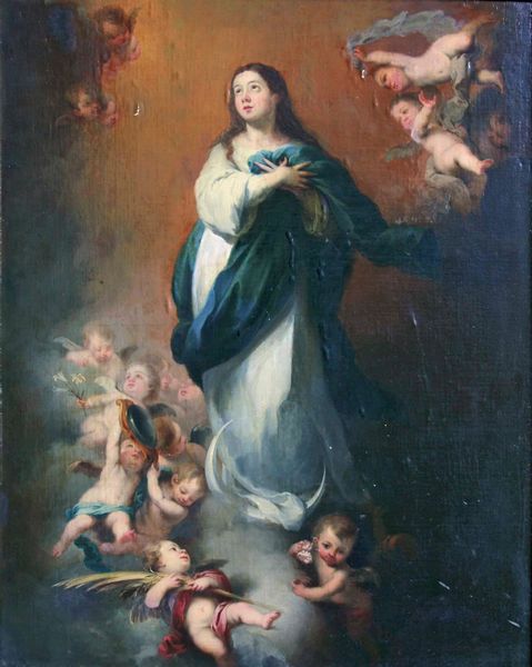 Scuola del XVII secolo Maria Immacolata  - Asta Dipinti Antichi | Cambi Time - Associazione Nazionale - Case d'Asta italiane