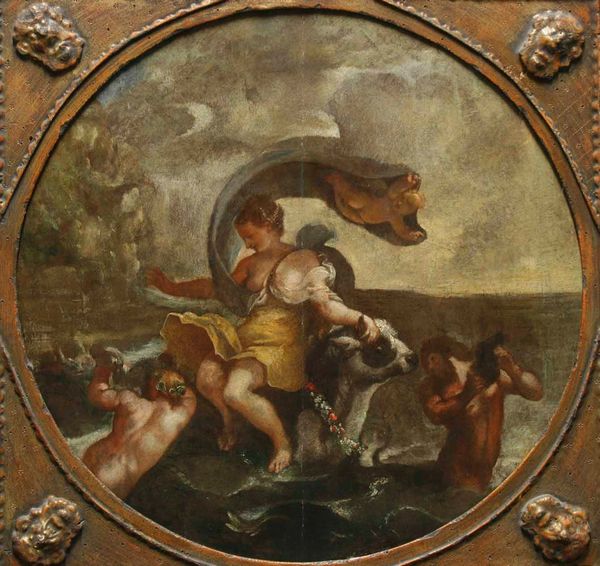 Scuola del XVII secolo Ratto di Europa  - Asta Dipinti Antichi | Cambi Time - Associazione Nazionale - Case d'Asta italiane