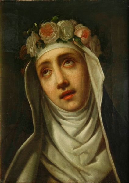 Agostino Masucci, Attribuito a : Santa Rosa da Lima  - Asta Dipinti Antichi | Cambi Time - Associazione Nazionale - Case d'Asta italiane