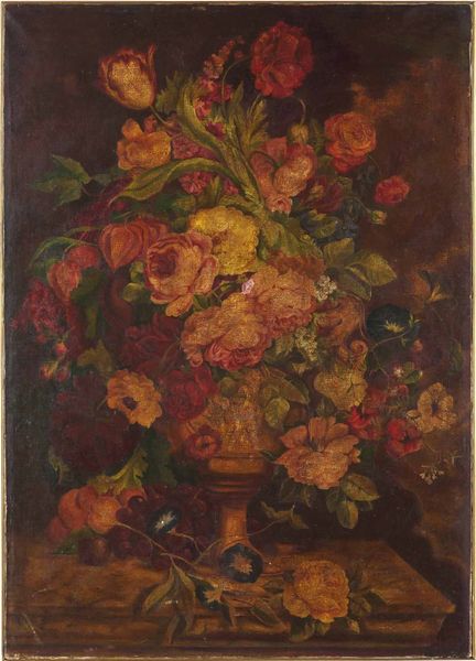 Scuola del secolo XIX secolo Natura morta con vaso di fiori  - Asta Dipinti Antichi | Cambi Time - Associazione Nazionale - Case d'Asta italiane