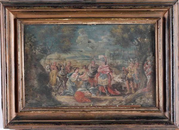 Scuola del XVII secolo Episodio storico  - Asta Dipinti Antichi | Cambi Time - Associazione Nazionale - Case d'Asta italiane