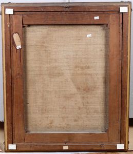 Scuola del XVIII secolo Ritratto di uomo con cane  - Asta Dipinti Antichi | Cambi Time - Associazione Nazionale - Case d'Asta italiane