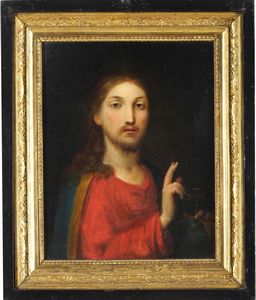 Scuola del XVIII secolo Vergine Addolorata e Salvator Mundi  - Asta Dipinti Antichi | Cambi Time - Associazione Nazionale - Case d'Asta italiane