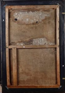 Scuola del XVIII secolo Veduta costiera con velieri  - Asta Dipinti Antichi | Cambi Time - Associazione Nazionale - Case d'Asta italiane