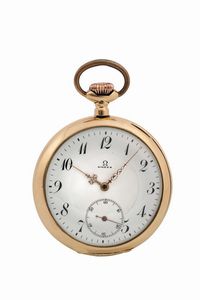 OMEGA - OMEGA, cassa No. 275473, orologio da tasca, in oro giallo 18K. Realizzato nel 1914 circa