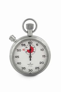 Breitling - Breitling, Geneve, F.I.G.C, orologio da tasca, cronografo. Realizzato nel 1980 circa realizzato per F.I.G.C. (Feredazione Italiana Gioco Calcio) e destinato agli arbitri (A.I.A. SETTORE ARBITRALE).