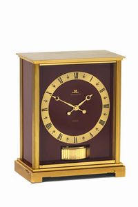 Jaeger LeCoultre - Jaeger LeCoultre, Atmos, orologio da scrivania in ottone dorato. Accompagnato dalla scatola originale