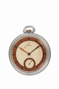 OMEGA - OMEGA, cassa No.8876227, movimento No. 7921417, orologio da tasca, Art Dec, in acciaio. Realizzato nel 1920 circa