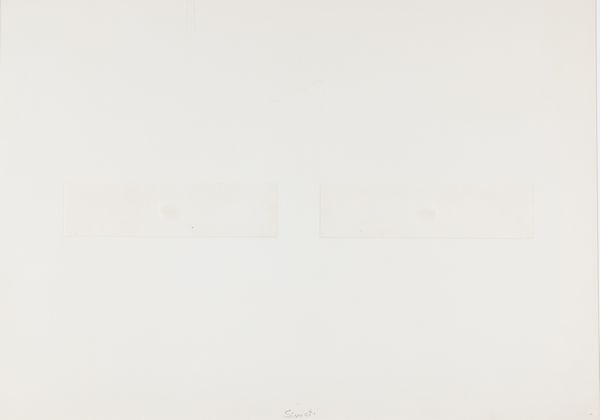 Turi Simeti : 2 piccoli ovali bianchi  - Asta Asta di Arte Moderna e Contemporanea '800 e '900 - Associazione Nazionale - Case d'Asta italiane
