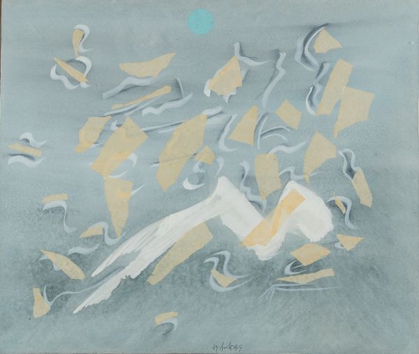 SERGIO DANGELO : Moon and the night leayes  - Asta Asta di Arte Moderna e Contemporanea '800 e '900 - Associazione Nazionale - Case d'Asta italiane