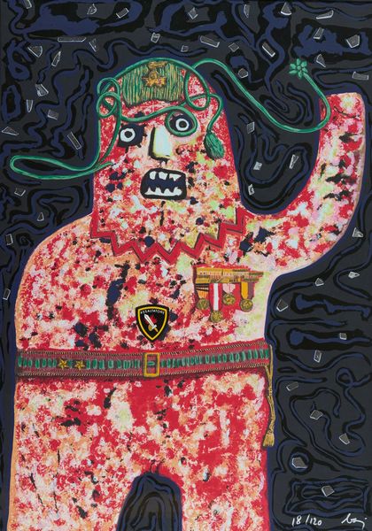 ENRICO BAJ : Assaltatore  - Asta Asta di Arte Moderna e Contemporanea '800 e '900 - Associazione Nazionale - Case d'Asta italiane