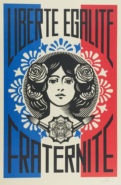 Shepard Fairey  Obey : Liberte, egalite, fraternite  - Asta Asta di Arte Moderna e Contemporanea '800 e '900 - Associazione Nazionale - Case d'Asta italiane